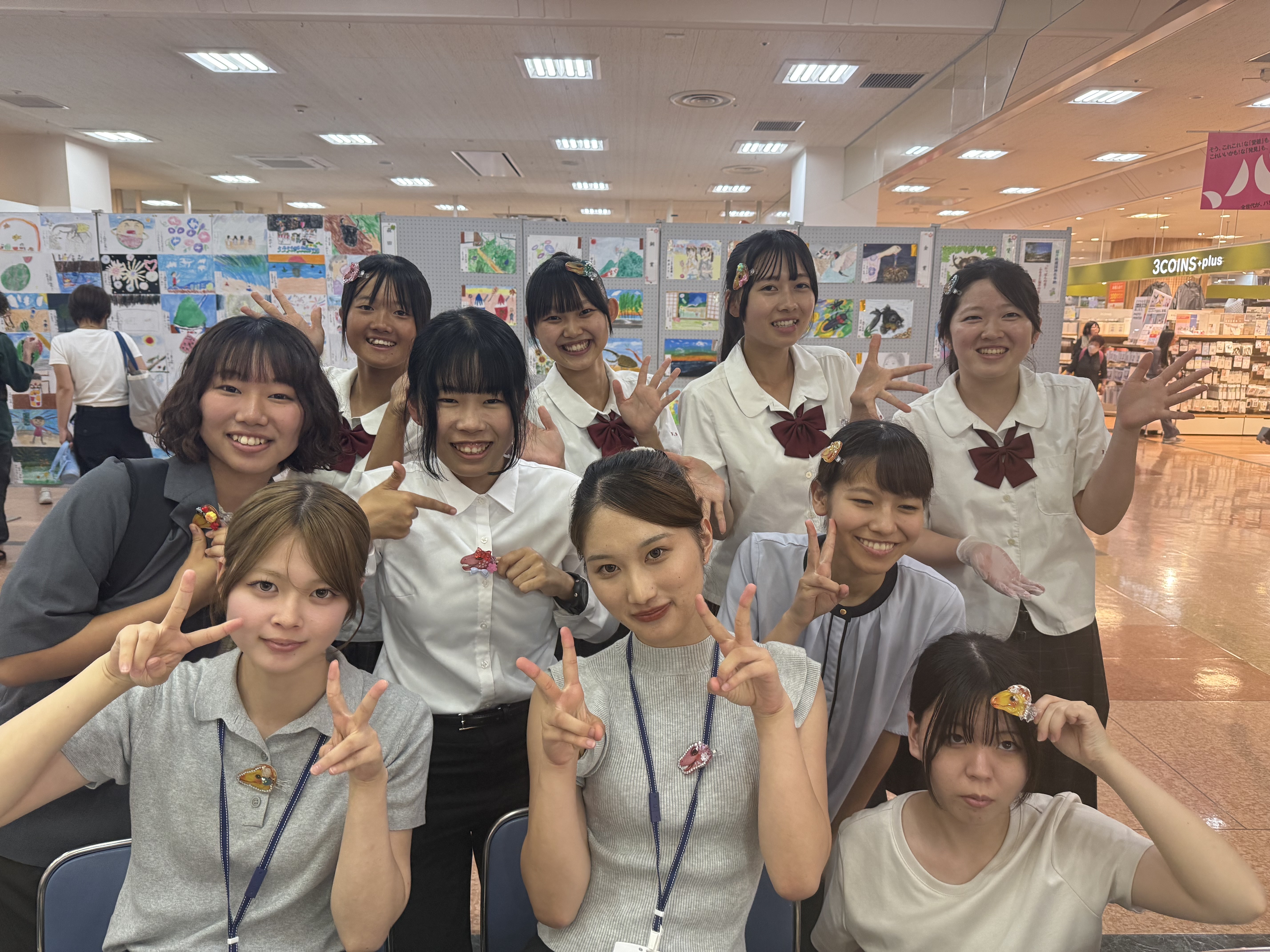福井商業高校の生徒さんが、エルパでワークショップを開催！
