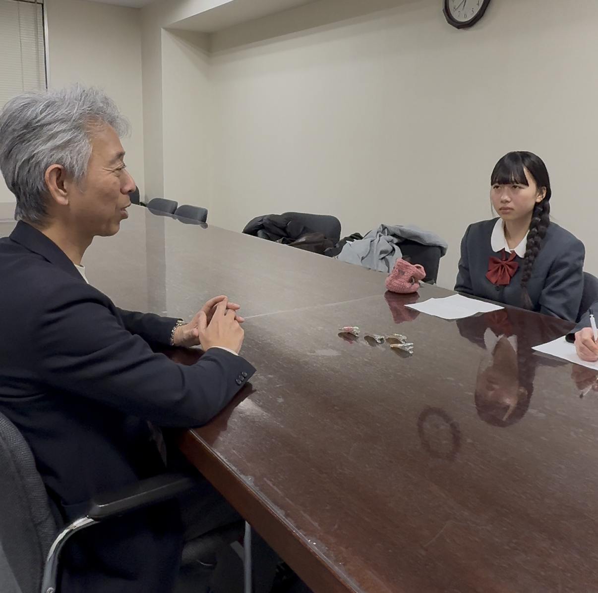 福井商業高校の「恐竜前髪クリップ」×エルパ